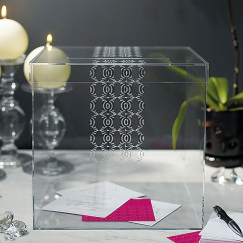 Wedding Cards Storage Ideas Acrylic If you're more modern in style 