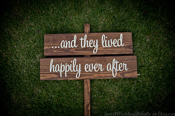 Romantic Wedding Sign 2012 And you can't deny the sentiments of this 