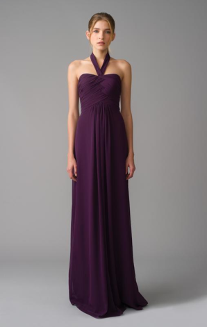 Bridemaids Dresses Purple 2012