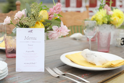 Wedding Table Setting Inspiration Outdoors