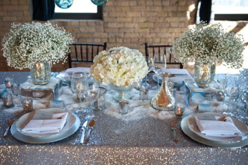 Wedding Table Settings White